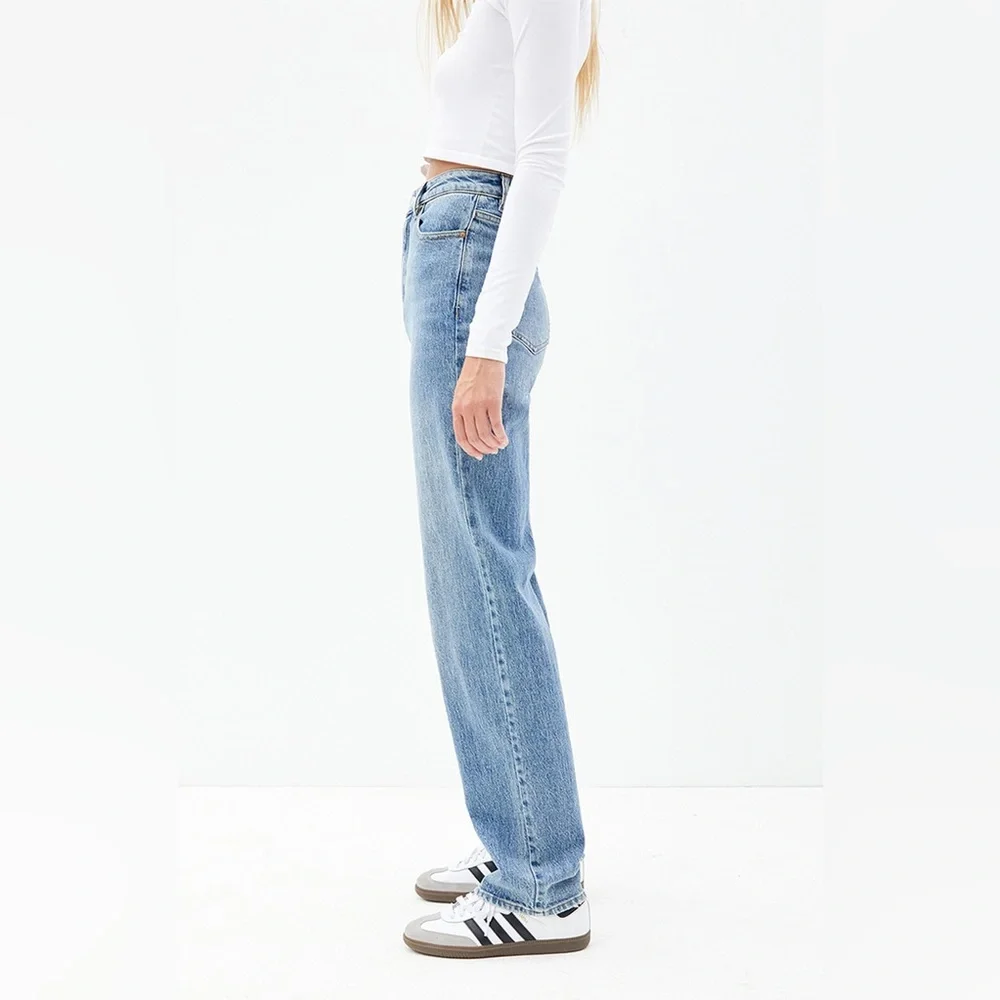 PacSun Stretch Dad Jeans casual straight leg school work everyday‎ essential 26 - Picture 3 of 13